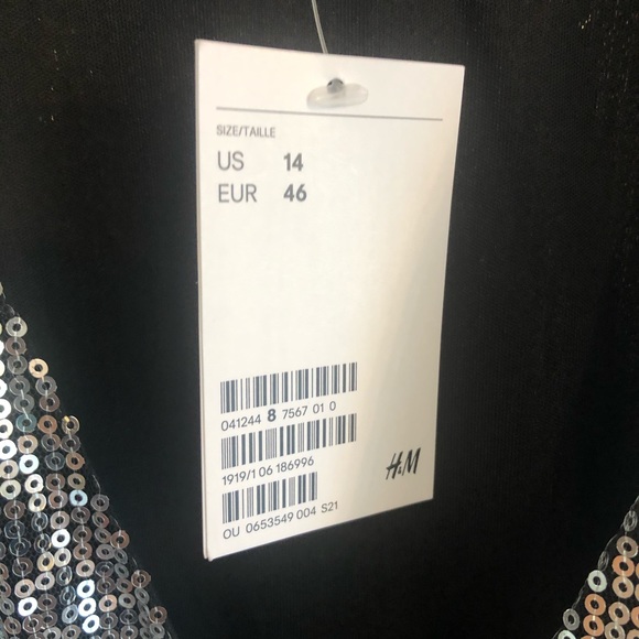 H&M Sequin Dress Size 14 - Picture 5 of 6